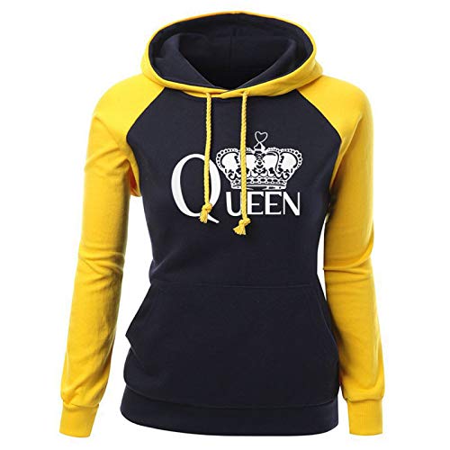 HOSD Contraste Primavera Movimiento Suéter con Capucha Mujer