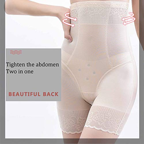 HTLLT Fajas De Cintura Alta Entrenador De Cintura Control De Abdomen Bragas Reductoras Modelador De Cuerpo Levantador De Glúteos Modelado Fajas De Modelado,skintone-3XLlarge