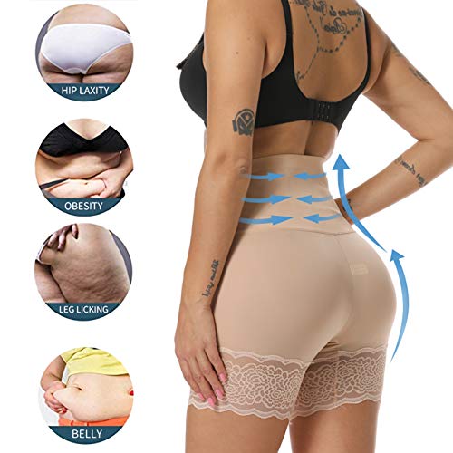 HTLLT Fajas De Cintura Alta Entrenador De Cintura Control De Abdomen Bragas Reductoras Modelador De Cuerpo Levantador De Glúteos Modelado Fajas De Modelado,skintone-3XLlarge