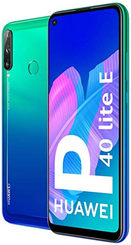 HUAWEI P40 Lite E - Smartphone con pantalla FullView de 6,39" (Kirin 710, 4 GB + 64GB, Triple Cámara IA de 48MP, Batería de 4000 mAh), Color Azul