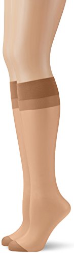 Hudson Lilly Lafina Calcetines altos, 15 DEN, Beige (Havanna 0788), Talla única para Mujer