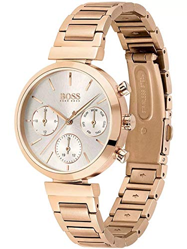 Hugo BOSS Reloj Analógico para Mujer de Cuarzo con Correa en Acero Inoxidable 1502531