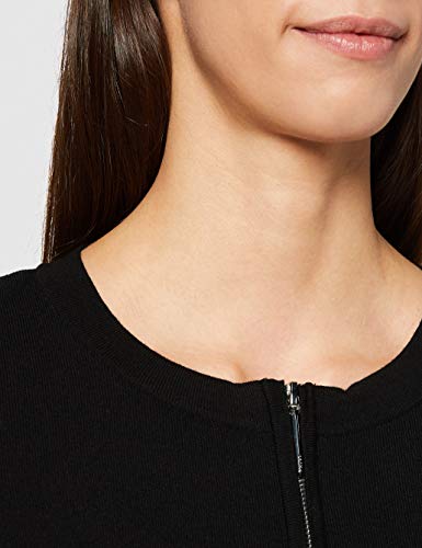 HUGO Knitted_Jacket Blazer, Negro1, XXL para Mujer