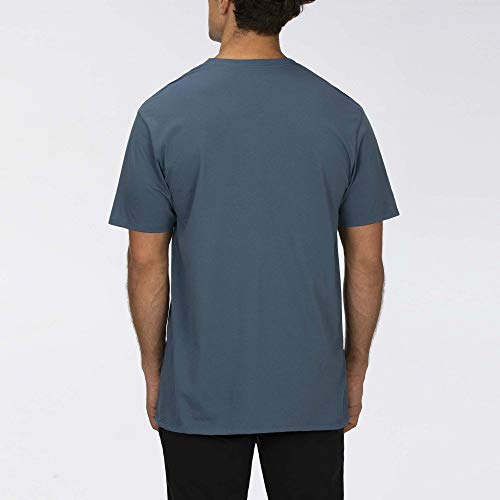 Hurley M Halfer Stripe S/S Camiseta, Hombre, Thunderstorm, L