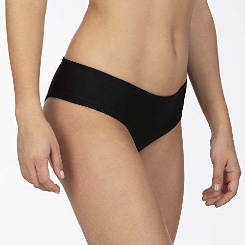 Hurley W Hipster Surf Bottom Parte De Abajo Bikini, Mujer, Black, XS