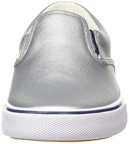 Hush Puppies Byanca Zapatillas sin cordones Mujer, Plateado (Silver Metallic Leather Silver), 41 EU (7 UK)