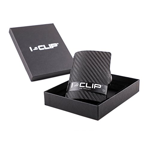 I-CLIP Original Black Carbon Black, Cartera, Billetera, Monedero