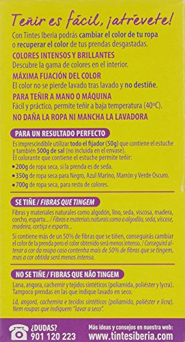 Iberia - Tinte Rosa para ropa, 40°C