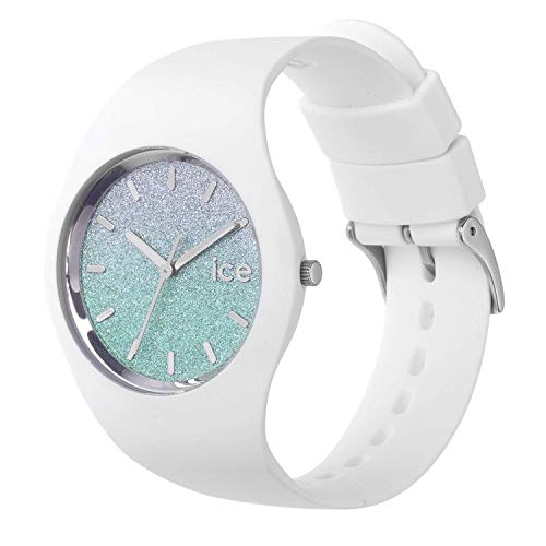 Ice-Watch - ICE lo White turquoise - Reloj bianco para Mujer con Correa de silicona - 013430 (Medium)