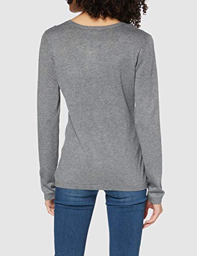 ICHI MAFA O CA Suter Pulver, Gris (Grey Melange 10020), S para Mujer