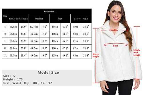 iClosam Abrigo Mujer Invierno Lana Suelta Tallas Grandes Jersey De Mujers Chaqueta OtoñO Invierno Manga Larga Remata Abrigos CáLido