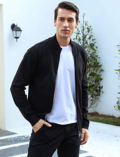 iClosam Hombre Jersey De Punto CláSico Transpirable Chaqueta De Punto CardigáN SuéTeres Abrigo