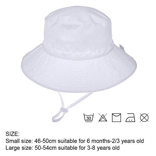 iClosam Sombrero Bebe NiñO O NiñAs Verano UPF 50+ Transpirable Seco RáPido Ajustable De Sol Gorra Bucket Hat De Playa