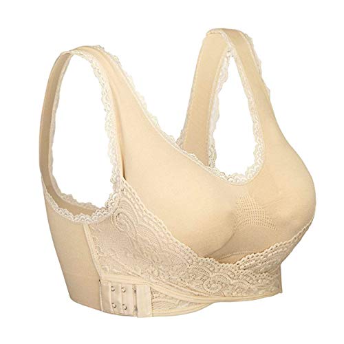 iClosam Sujetador Deportivo Encaje Mujer（1/2/3pack） Bra con Almohadillas Extraíbles para Yoga/Fitness/Ejercicio/USA de Diaria