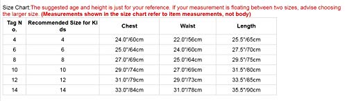 IEFIEL Vestido Elegante de Fiesta Boda Dama de Honor Gasa Vestido Blanco de Flores Princesa Vestido de Ceremonia Cumpleaños para Niña Chica 4-14 Años Rosa 8 años