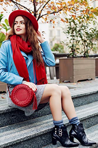 Indian Accesories Pashmina, Bufanda, Foulard, Chal 180 x 70 cm (Negro)