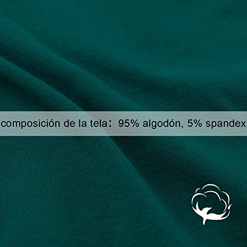 INNERSY Bragas Mujer Algodón Culotte de Sexy y Cómoda Ropa Interior Pack de 6 (2XL-EU 46, Oscuro)