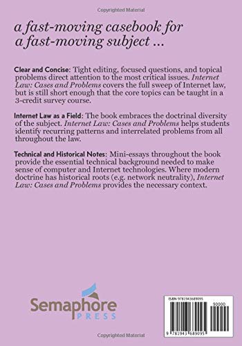 Internet Law: Cases and Problems