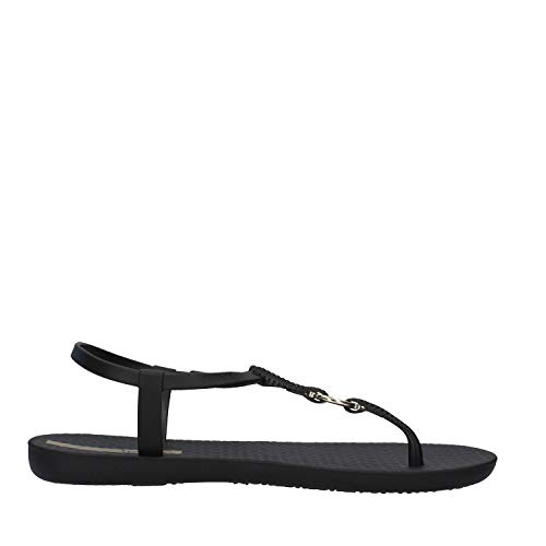 Ipanema Charm VII Sand Fem, Sandalias Planas Mujer, Negro, 38 EU