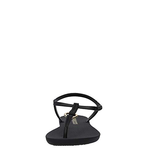 Ipanema Charm VII Sand Fem, Sandalias Planas Mujer, Negro, 38 EU
