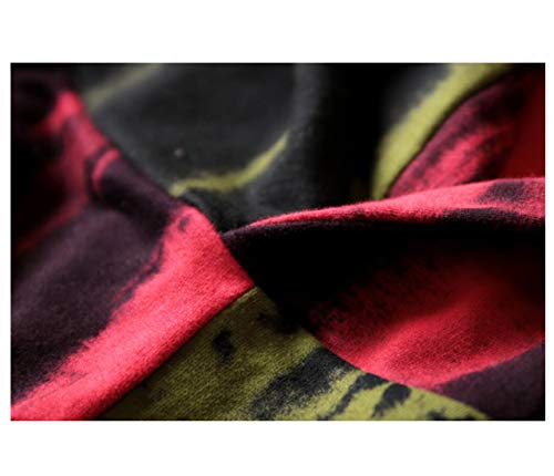 Irypulse Hombre Sudaderas con Capucha Pulóver Sudadera Deportiva Dip Dye Manga Larga Casual Moda Retro Urbana Callejera Estilo Hip Hop Juventud Ocio y Al Aire Libre - Diseño Original