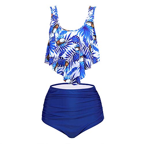 IVYSHION Bikini Mujer Sexy con Volantes 2019 Verano Push Up Traje de baño Cintura Alta Sexy Bañador Conjunto De Bikini Ropa de Playa