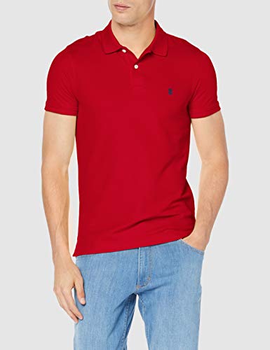 Izod Performance Pique Polo, Rojo (Real Red 625), Large (Talla del Fabricante: LG) para Hombre