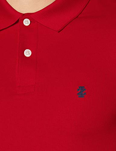 Izod Performance Pique Polo, Rojo (Real Red 625), Large (Talla del Fabricante: LG) para Hombre