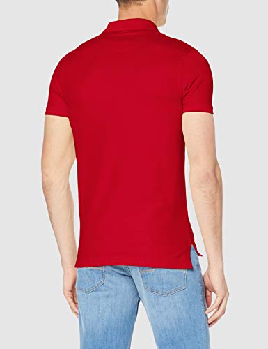 Izod Performance Pique Polo, Rojo (Real Red 625), Large (Talla del Fabricante: LG) para Hombre