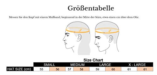 Jack Carrera Delux - Sombrero Panamá para hombre/mujer – Sombrero de 100% fibra de paja natural – Ala 7 cm – Sombrero Panamá original de Ecuador – Primavera/Verano – Calidad Fino 4-5 gris XL