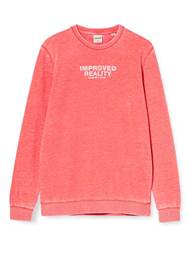 Jack & Jones JCOECLIPSE Sweat Crew Neck Sudadera, Coral, M para Hombre