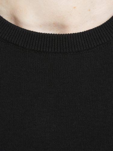 Jack & Jones Jjebasic Knit Crew Neck Noos suéter, Negro (Navy Blazer), Small para Hombre