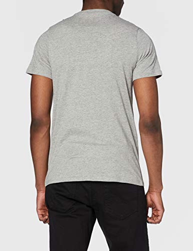 Jack & Jones Jjecorp Logo tee SS Crew Neck Noos Camiseta, Gris (Light Grey Melange Detail: Slim Fit - Melange), X-Large para Hombre