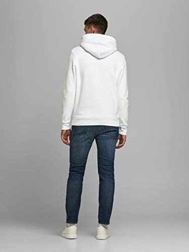 Jack & Jones JJECORP Old Logo Sweat Hood Noos Sudadera con Capucha, Blanco, M para Hombre