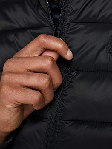 Jack & Jones JJEMAGIC Bodywarmer Collar STS Chaqueta, negro, L para Hombre