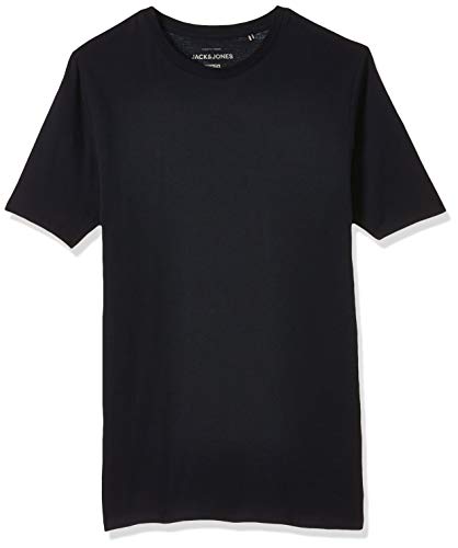Jack & Jones Jjeorganic Basic tee SS O-Neck Noos Camiseta, Azul (Navy Blazer Detail: Slim), Large para Hombre