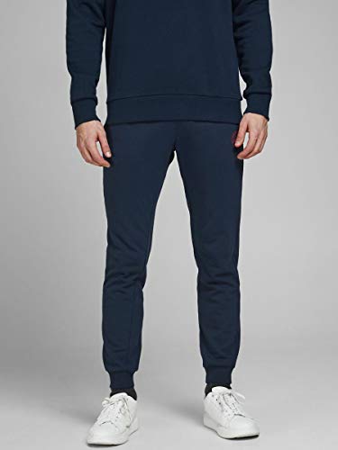 Jack & Jones Jjigordon Jjshark Sweat Pants Viy Noos Pantalones de Deporte, Azul (Navy Blazer Navy Blazer), W (Tamaño del Fabricante: L) para Hombre