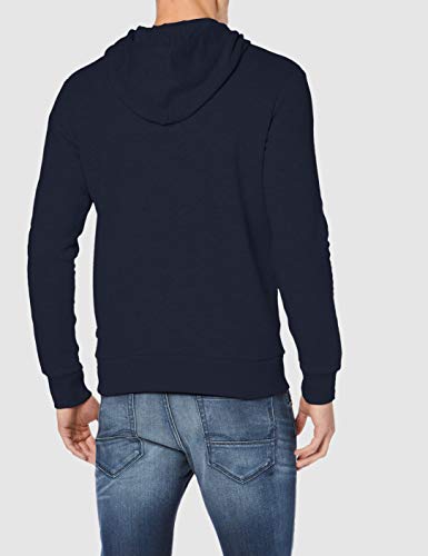 Jack&Jones JJECORP Logo Sweat Hood Noos Sudadera con Capucha, Navy Blazer/Detail:Play - REG, Small para Hombre