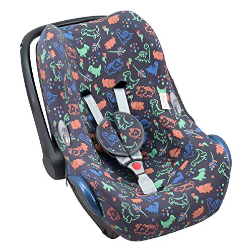 JANABEBE Funda compatible con Maxi Cosi Cabriofix, silla de coche gr 0 Happy Dino