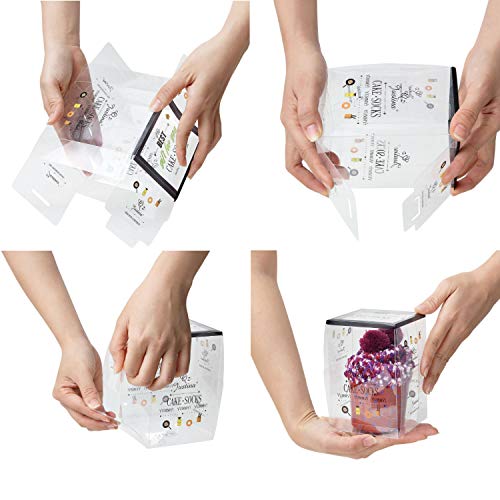 JARSEEN 2 Caja Regalo Navidad Calcetines Dia de san Valentin Super Suaves Cómodos Calentar Mujer DIY (2 Multicolor, EU 36-42)