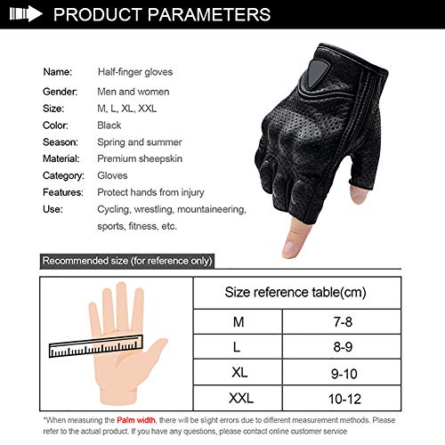 jeerbly Guantes de motocicleta hombres mujeres moto cuero no poroso completo piel de oveja guantes de carbono ciclismo invierno guante autobike Motorcross ATV Motor artículos