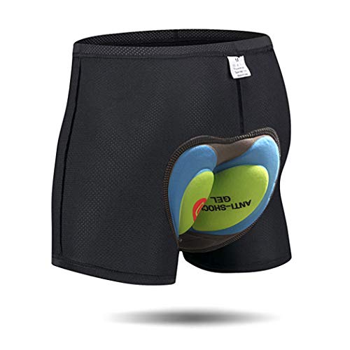 Yundxi Ropa Interior de Ciclismo para Mujer de Gel Transpirable 3D Acolchado MTB Cycling Underwear Pants para Deportes al Aire Libre 