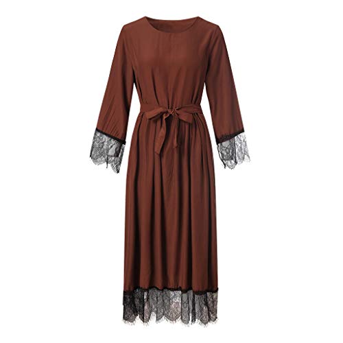 JERFER Vestidos de Mujer 2019 Abaya Dubai Ramadan Caftan Moroccan Vestido Musulmán Turco