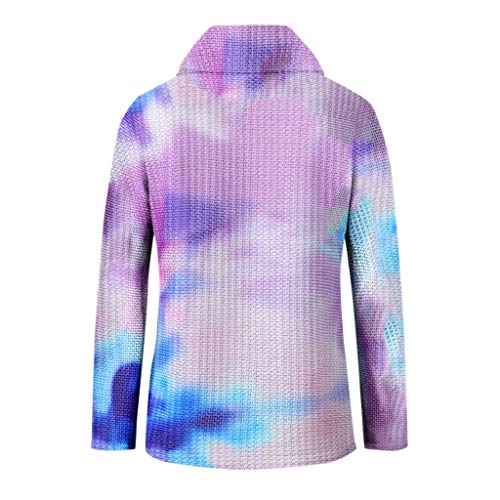Jerseys De Punto para Mujer Cuello de Tortuga Manga Larga Suelto Prendas de Punto Suéter Irregular Jerséis Collar de la Pila Tops Cálido Otoño Invierno riou