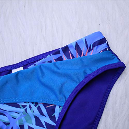 JFAN Conjuntos De Bikini Sexy Mujer Trajes De Baño Bañador Traje de Baño Acolchado con Aros Traje de Baño Floral de Colores Dulces