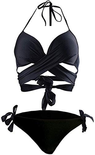 JFAN Traje De Baño Mujer Sexy Bañador de Baño Conjunto de Bikini Push up Sujetador Acolchado Traje de baño Bikini para Mujeres
