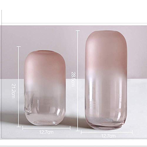 JHDDHP3 Borrar Vidrio Flor Arreglo Jarrones Decoración Essential Online Tabla Centros Regalos Regalos Peso Luz Peso Bud Frasco (Color, Tamaño: Gratis) (Color, Size : Free)