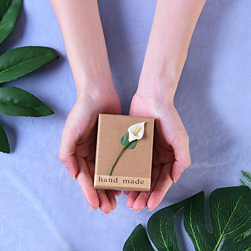 JIANGYUYAN  Regalo para Navidad S925 Anillos de Plata esterlina Anillo de Hoja Ajustable Natural Hecho a Mano único Regalo de joyería de Moda para Mujeres y niñas(Yellow)