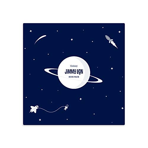 Jimmy Lion Packs de Calcetines Galaxy Pack para Hombre y Mujer Talla 36-40. Media Caña en algodón peinado.