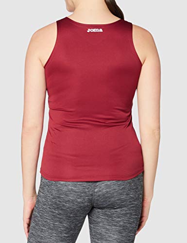 Joma 900038.671 - Camiseta para Mujer, Color Burdeos Oscuro, Talla L